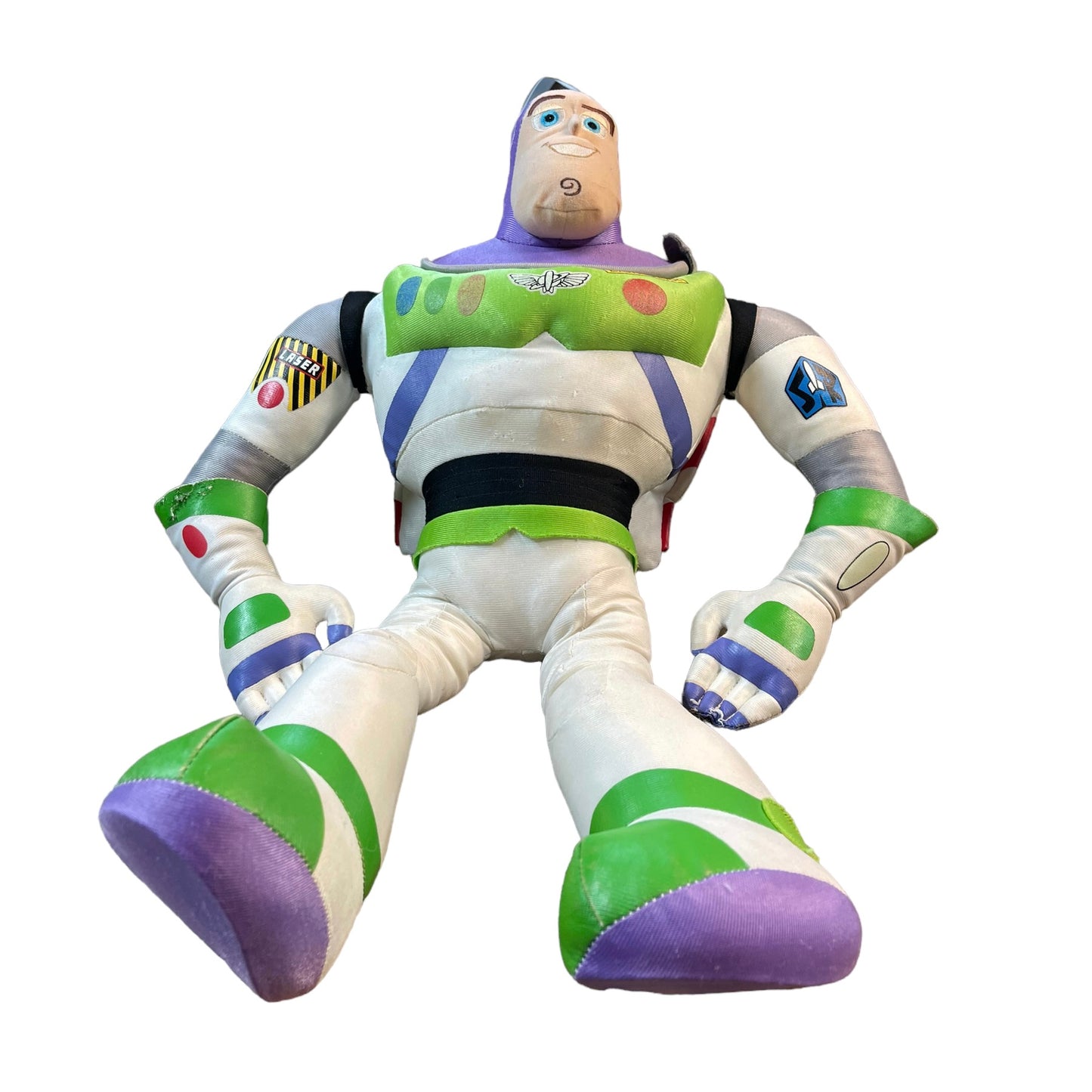 Buzz Lightyear Vintage 20" Plush Stuffed Toy, Embroidered Face, Backpack