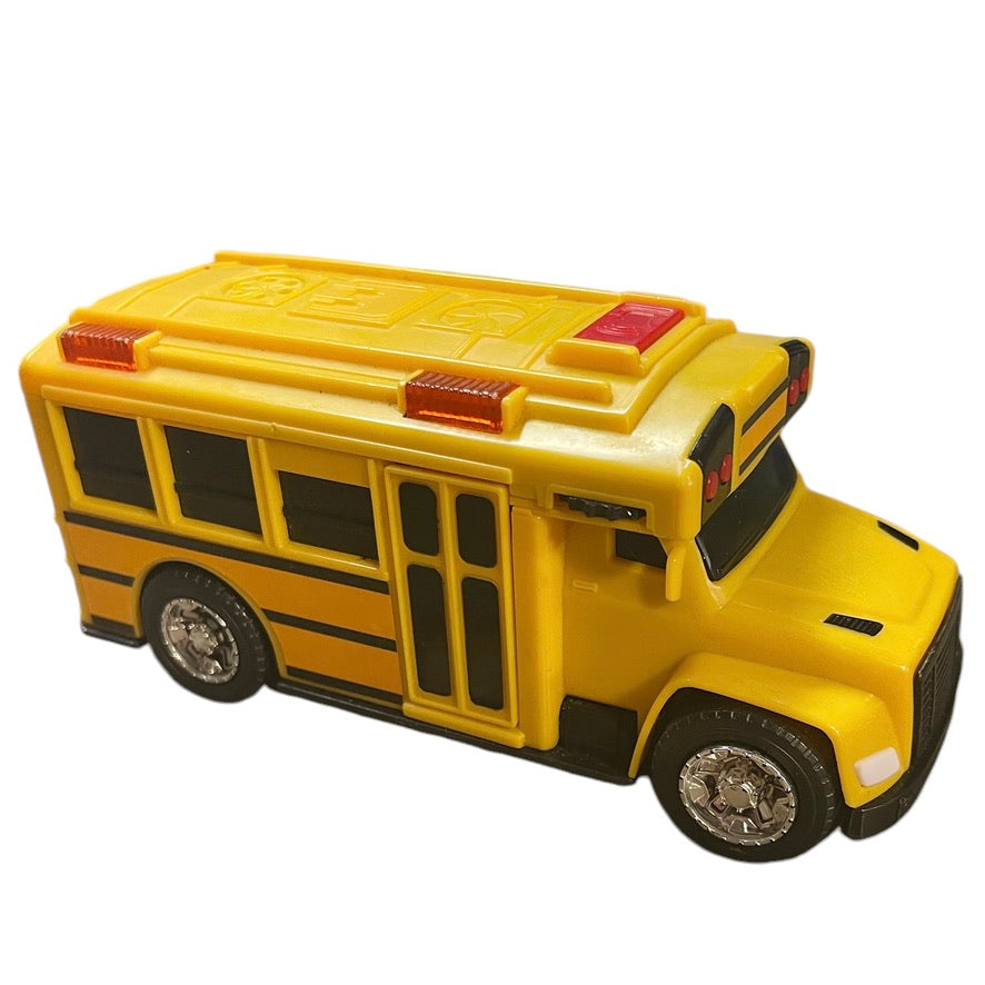 Dickie Yellow School Bus, Working Bus Sounds, Stop Sign & Driver Door in GUC