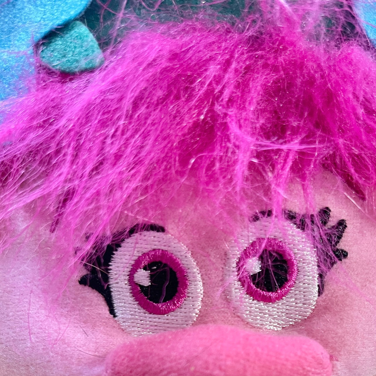 DreamWork's Poppy Troll Preowned Fuzzbie Pink Plush 10-12" in EUC by Imperial Toy LLC