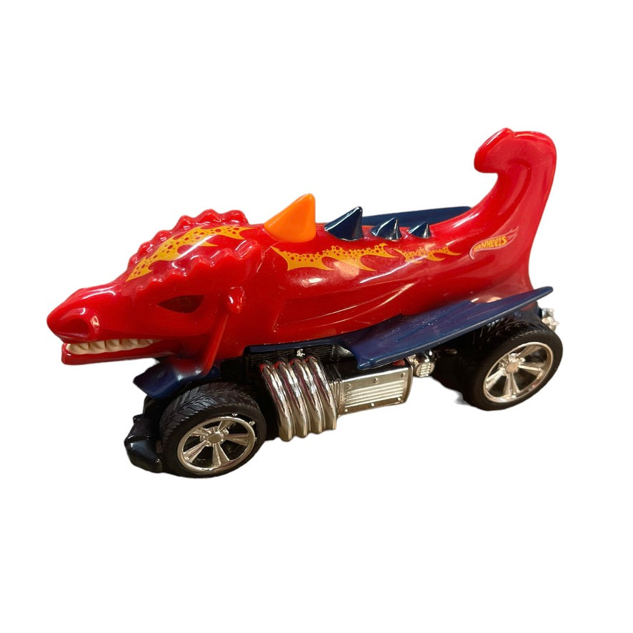 Hot Wheels Motorsaurus Dino Rider & Black Winged Die Cast Dragon Blaster..