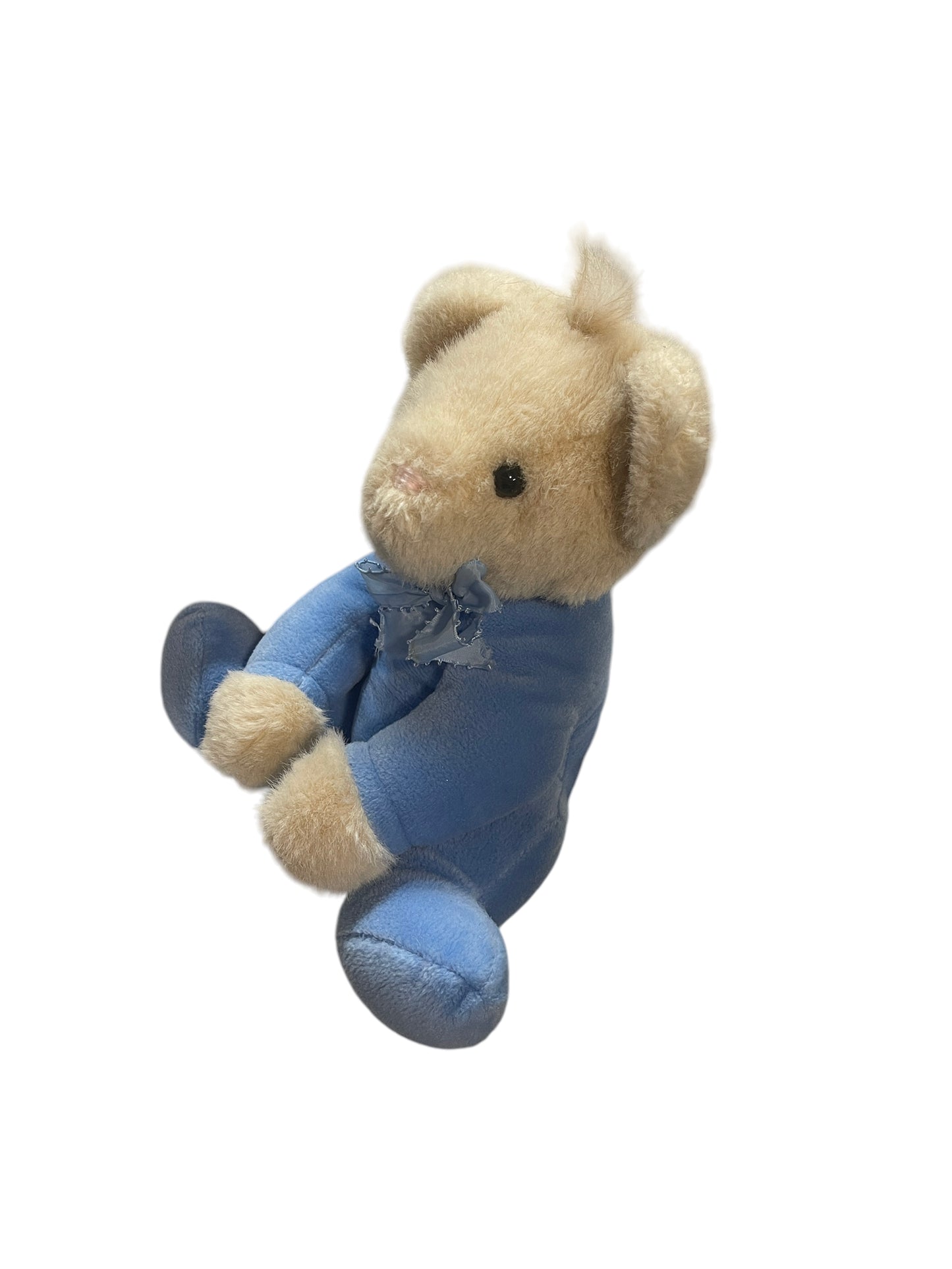 Vintage North American Bear Company Lullabear Plush, 1988  Cream & Sky Blue - So Sweet!