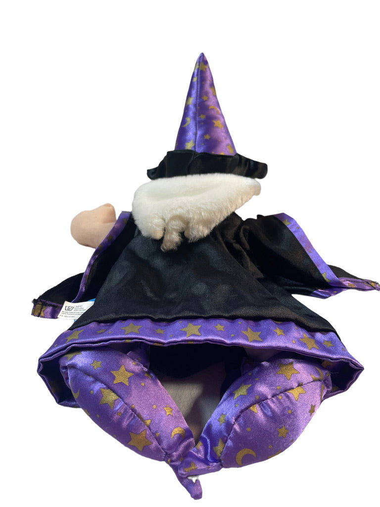 Fiesta Craft Merlin the Wizard Hand Puppet Royal Purple Robes and Wand