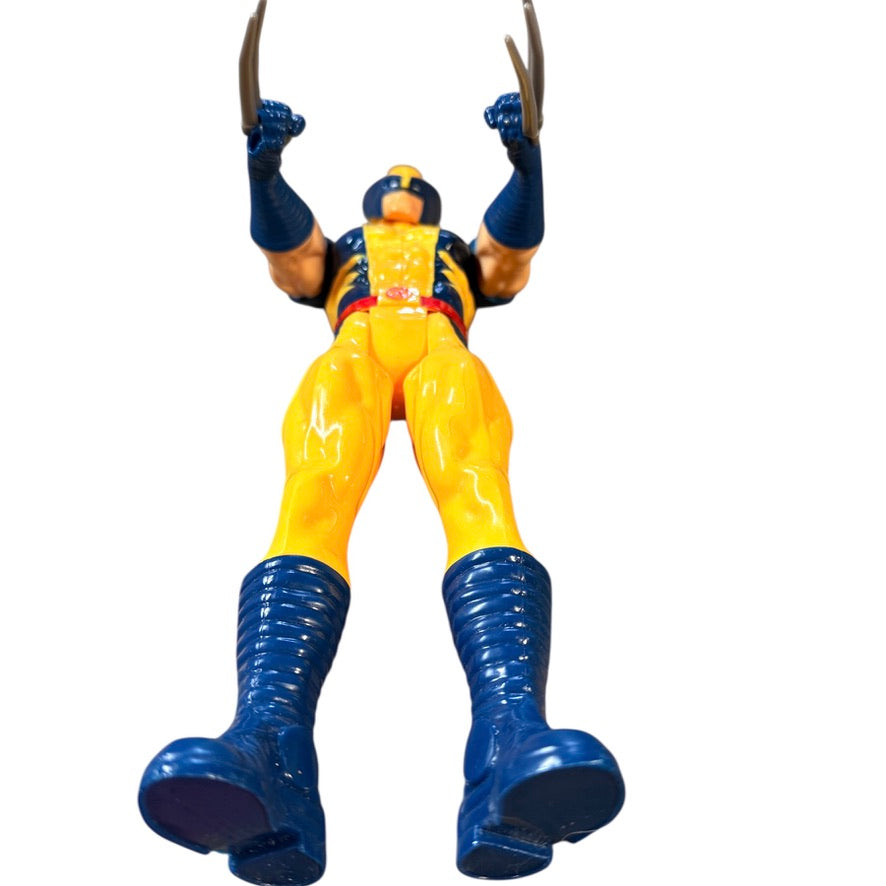 Marvel Titan Hero Series X-Men Wolverine Action Figure, Long Claws in Good Preowned Condition