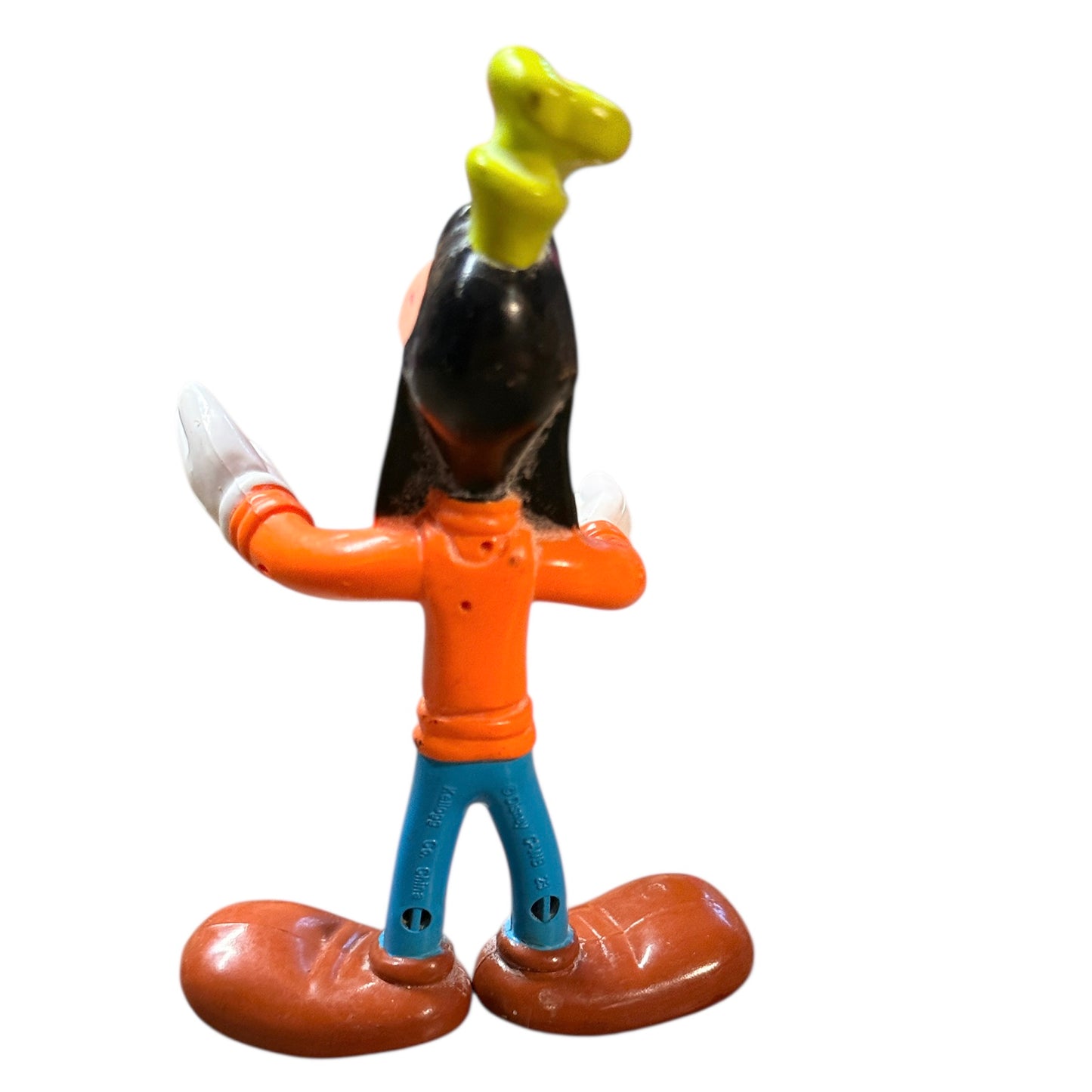 Vintage Walt Disney Resort Goofy, 4" Posable Action Figure Toy, Collectible or Cake Topper in GUC