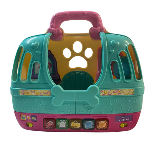 Vtech Glam & Go Puppy Salon Interactive Playset 100+ Sounds Preowned Toy