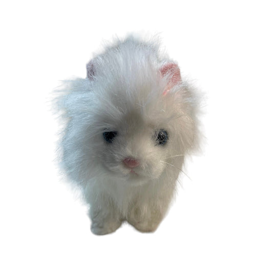 Ganz Webkinz Signature 8" White Persian Cat Without Code EUC