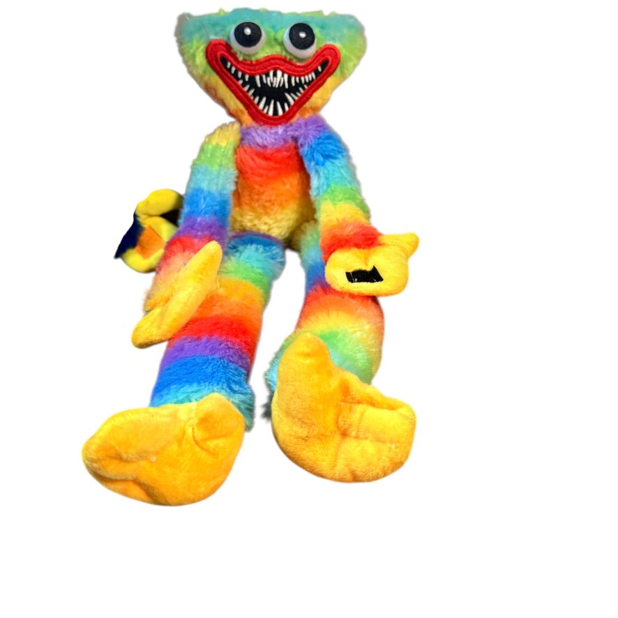 Monster Plush, Huge Eyes, Embroidered Teeth & Sticky Hands for Hanging! So Cute!