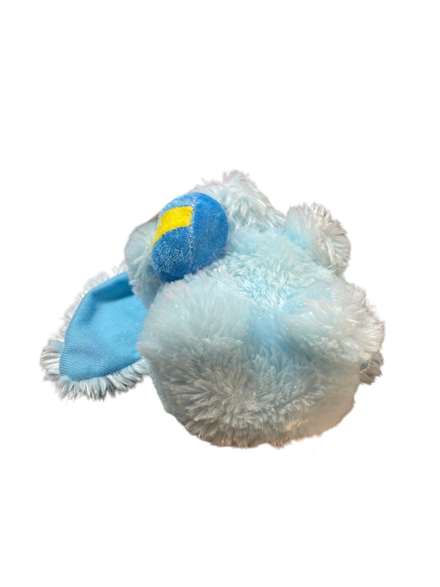 Fuzzy 6.5" Blue Bunny with Pink Nose & Blue Easter Egg in GUC