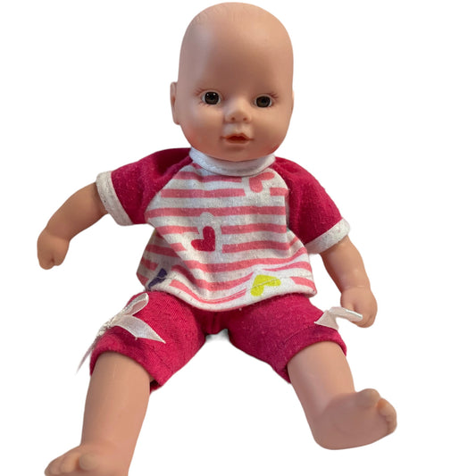 Target's Teeny Tiny Vinyl Soft Bodied Brown Eyed Bald Baby Doll