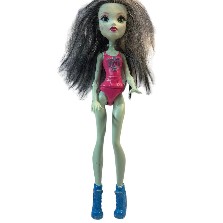 Mattel 2015 Monster High Frankie Stein Cheerleader Doll in Guc