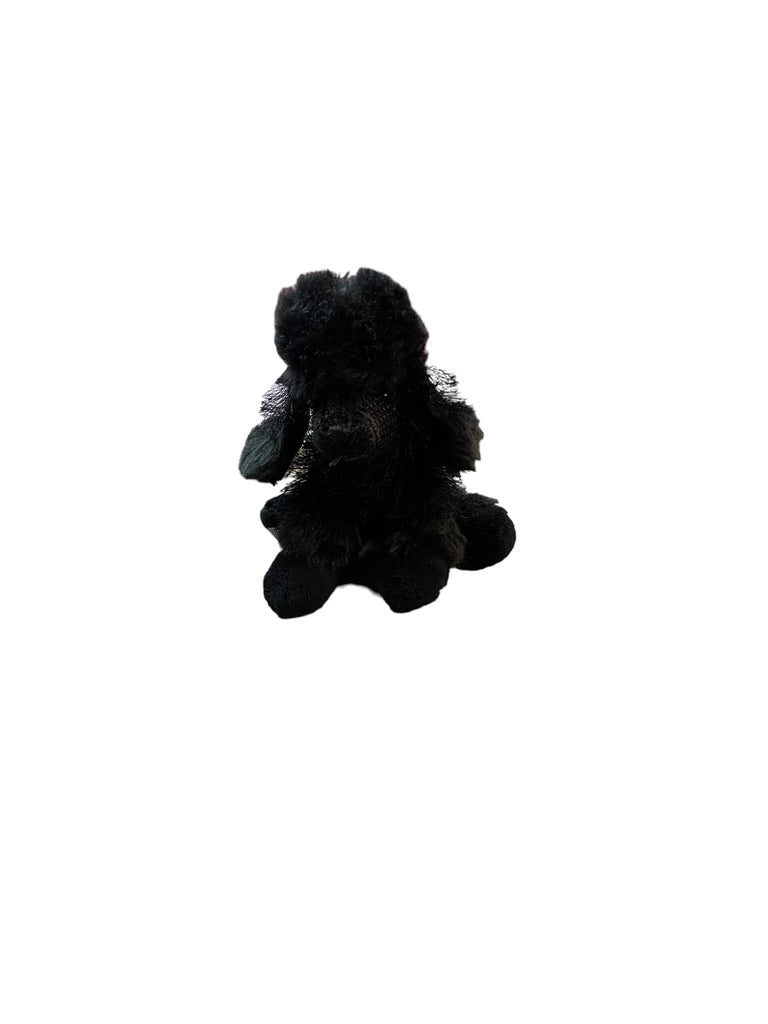 Ganz Webkinz 9" Black Poodle Shaggy Coat & Traditional Cut, No Code Realistic, EUC