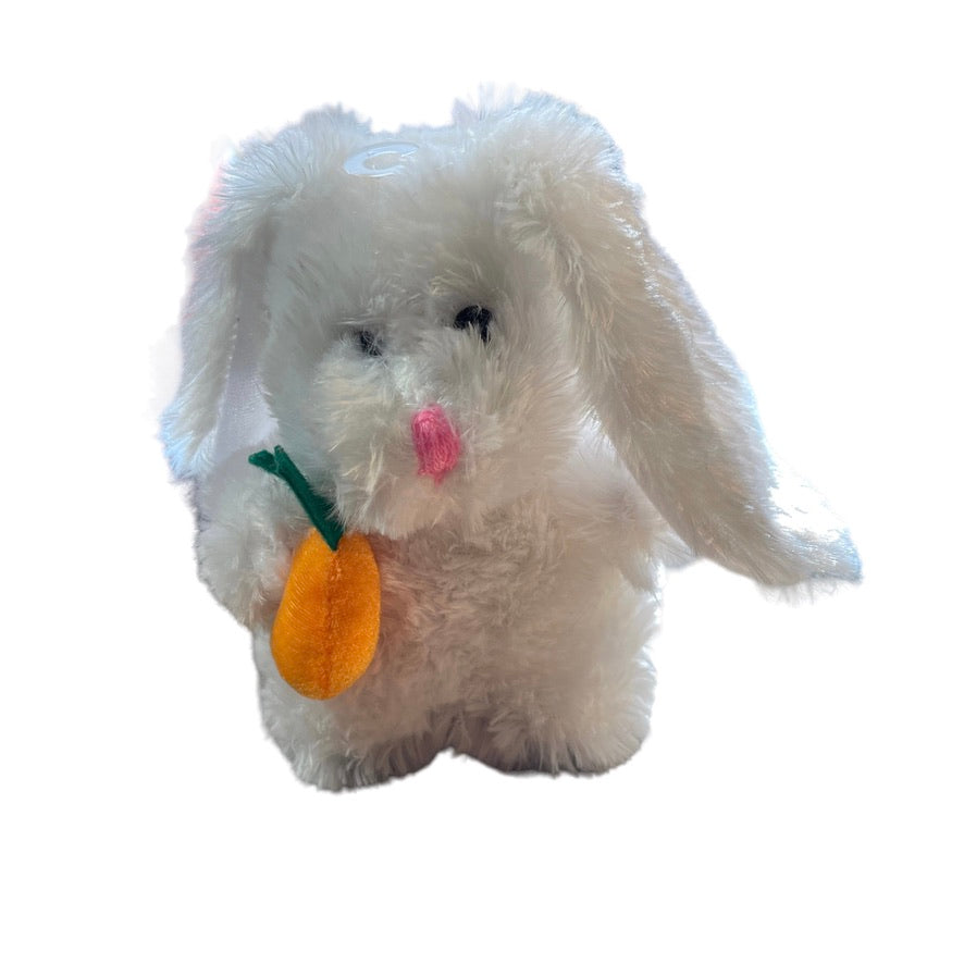 Two Sweet Bunny Rabbit Cuddly Stuffed Animal Plush with Easter Surprises