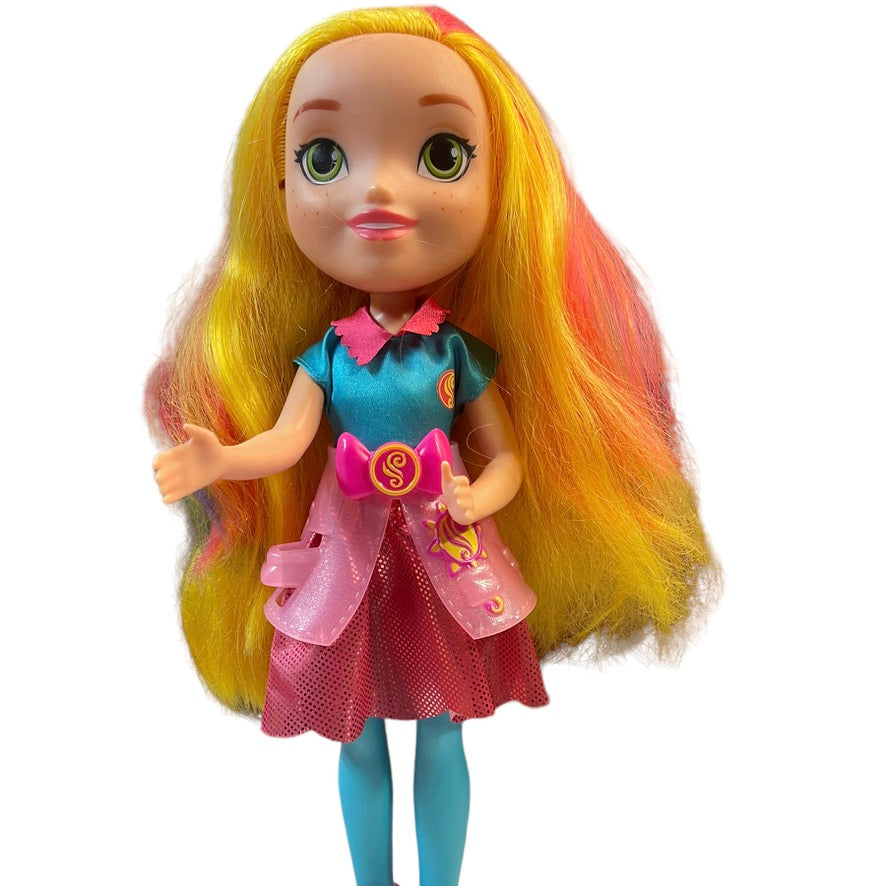 Fisher-Price Nickelodeon Sunny Day 11" Colour Magic Doll iRainbow Hair, Original ClothesEUC