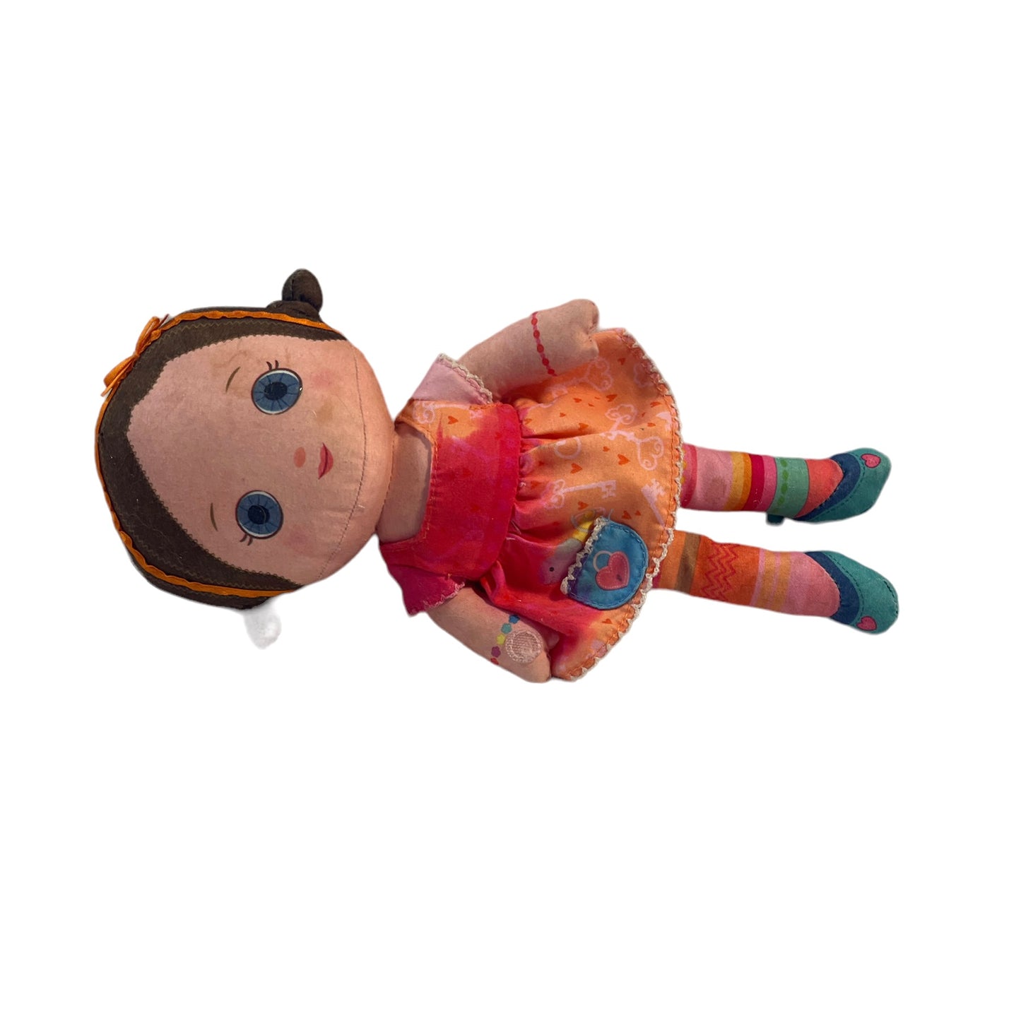 Mooshka Tots Doll Stuffed Animal Toy Kids Colourful Clothing, Pretty Bracelets Doll Only