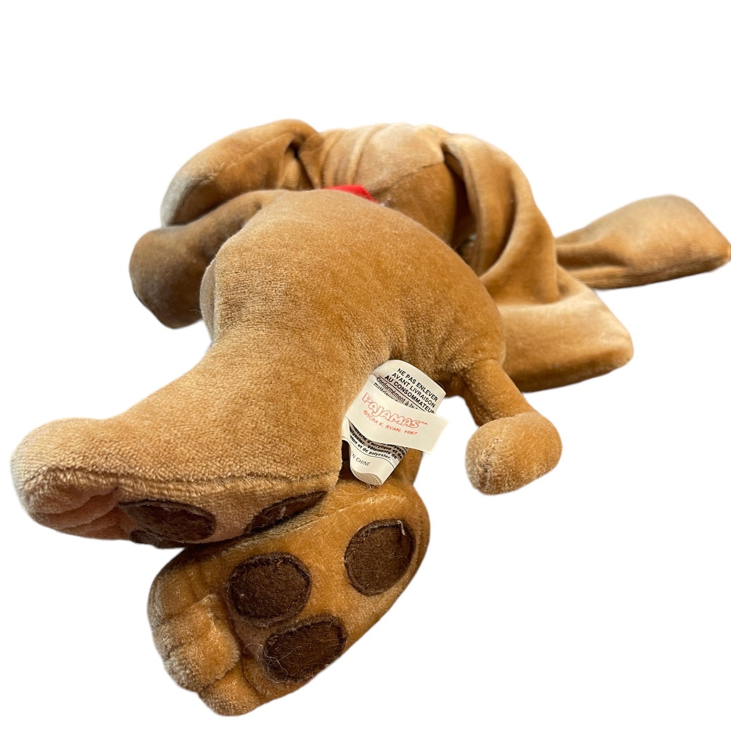 World's Laziest Dog! Pajamas, Tumbleweeds Plush Hound Dog by Caltoy 1987