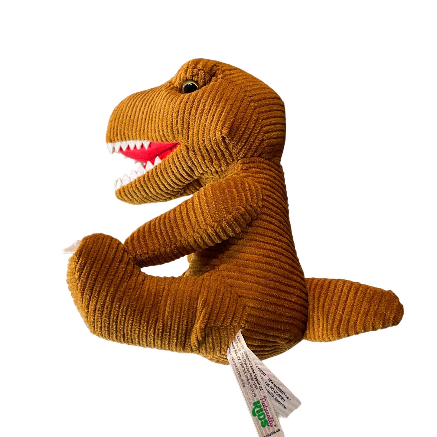 Kid's Connect 14" Blue Stegasaurus, 9" Corduroy Plush Soft Toy T-Rex in GUC