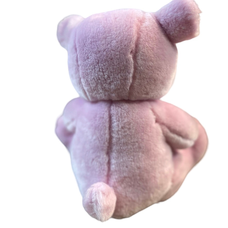 Lavender Hippo Plush 'Gifts & Giggles'  Ultra Soft with Black Button Eyes & Applique Flower on Foot.