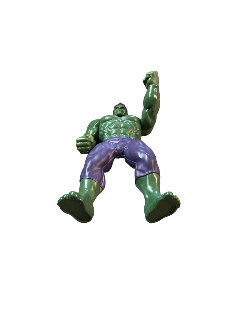 Hasbro Marvel 9.5" Incredible Hulk Plastic Figurine with Moveable Arms in GUC