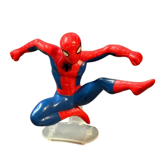 2008 Marvel Adelaide Amazing Spiderman 3" Figure with Stand, Collectible, Toy, Cake Topper
