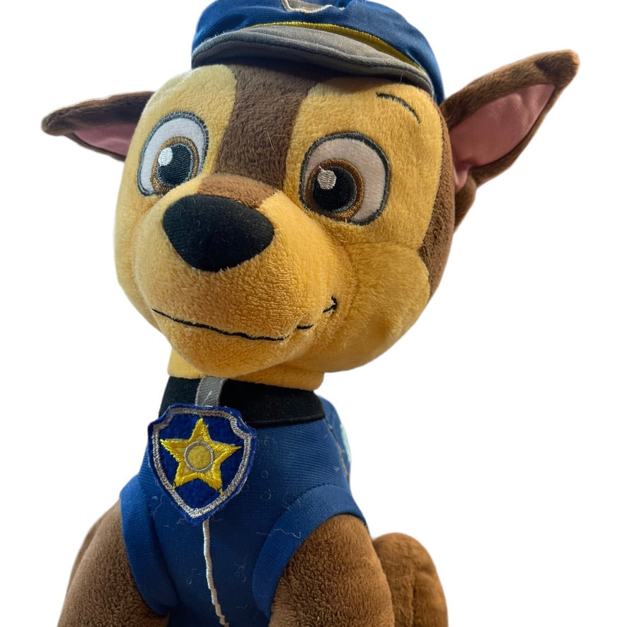 Nickelodeon Paw Patrol 'Chase', Police Dog 15" Stuffed Plush Dog