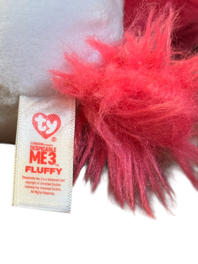 'Fluffy', 7" Ty Original Beanie Baby Unicorn Plush from  Despicable Me 3, Preowned