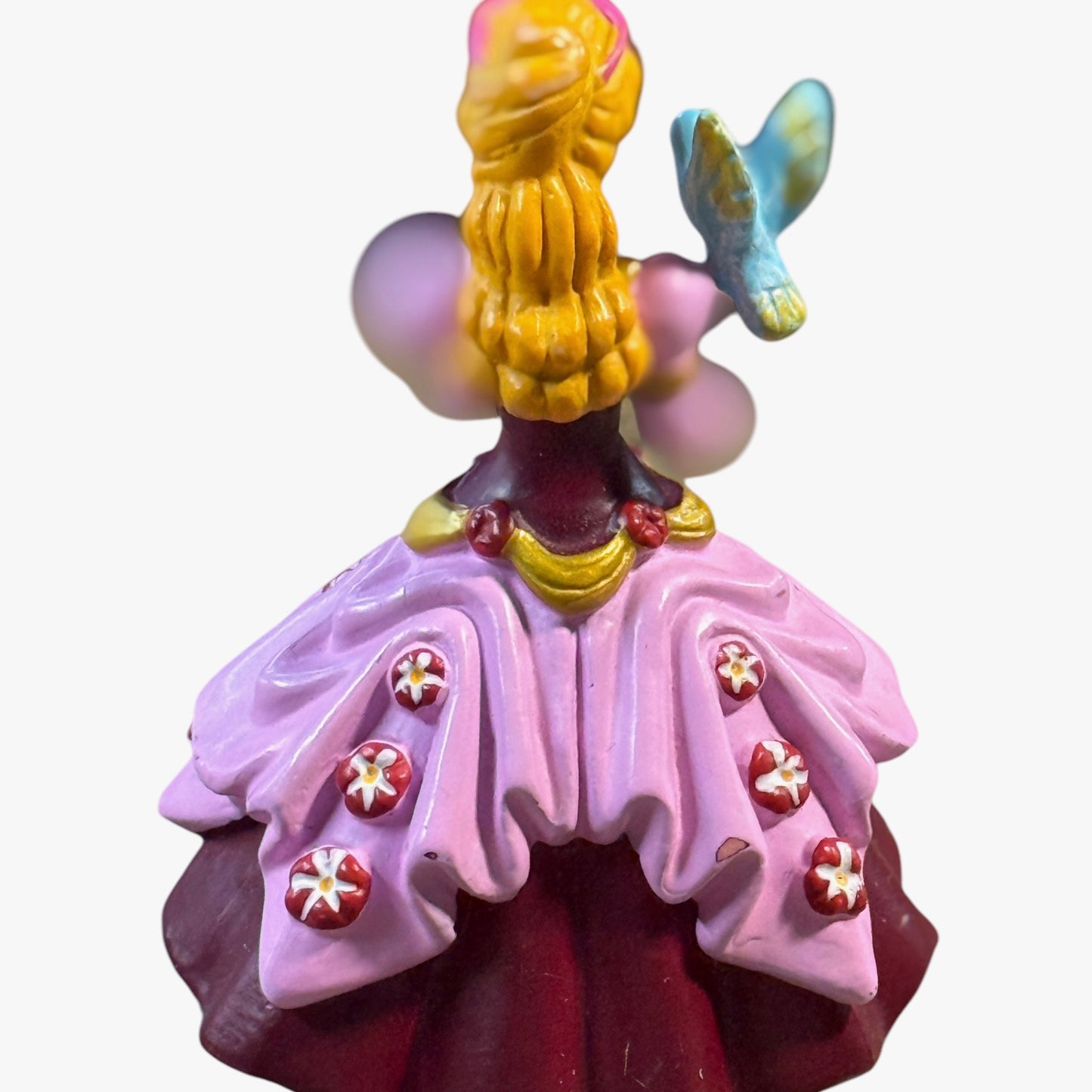 Papo Pink The Enchanted World Princess Laetitia Figurine with Blue Bird 2007 Preowned in GUC