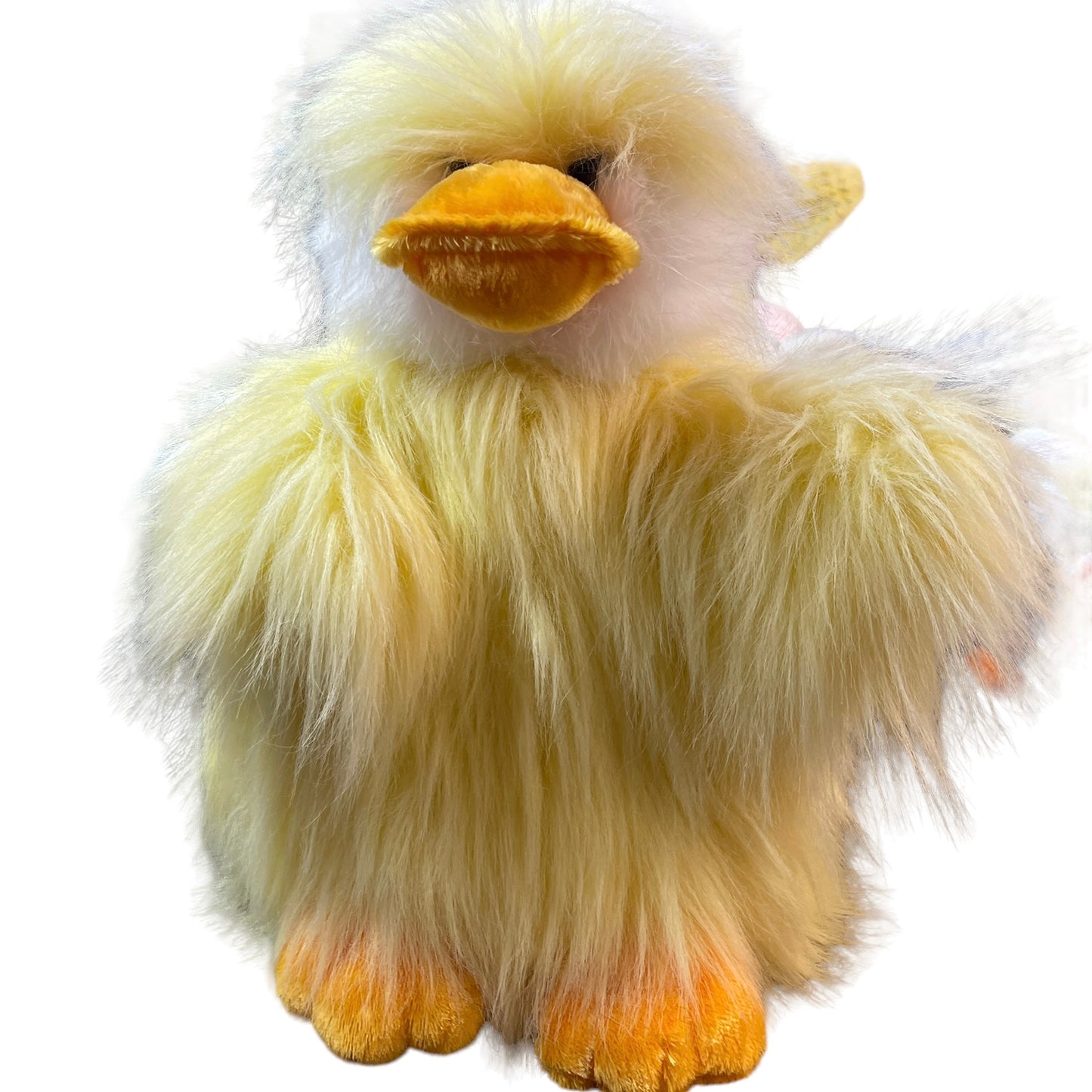 Dandee Oversized 19" Yellow Plush Duckling in GUC, Incredible Vintage Treasure!