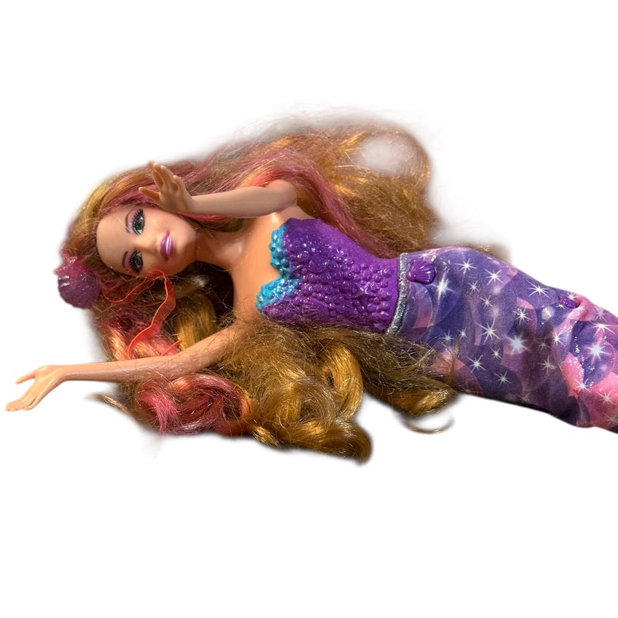 Mattel Barbie and The Secret Door Transforming Princess Romy Doll, Sparkling in Pink & Purple!