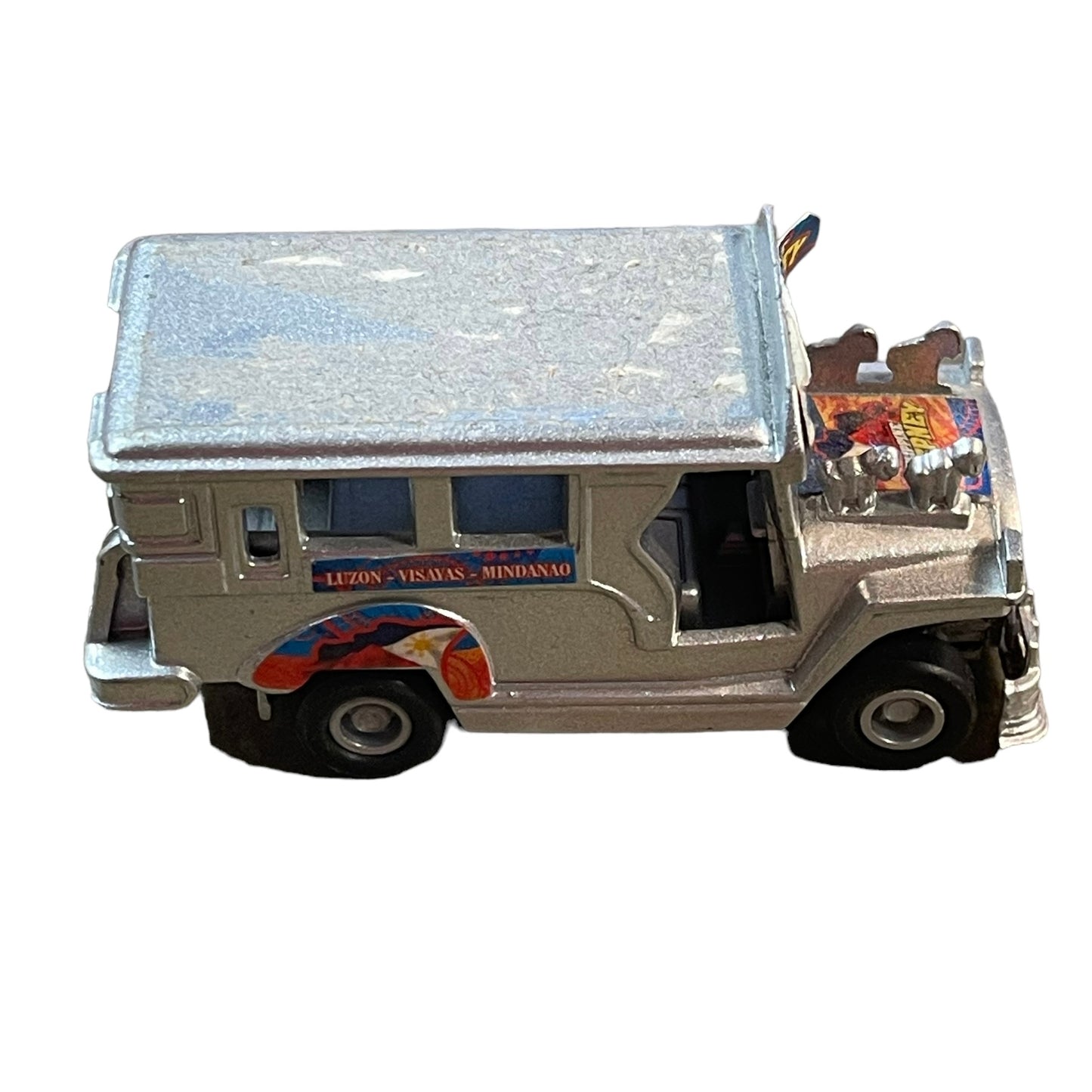 Preowned Vintage Philippine Jeepney Die-Cast Luneta Park Truck Toy Vehicle