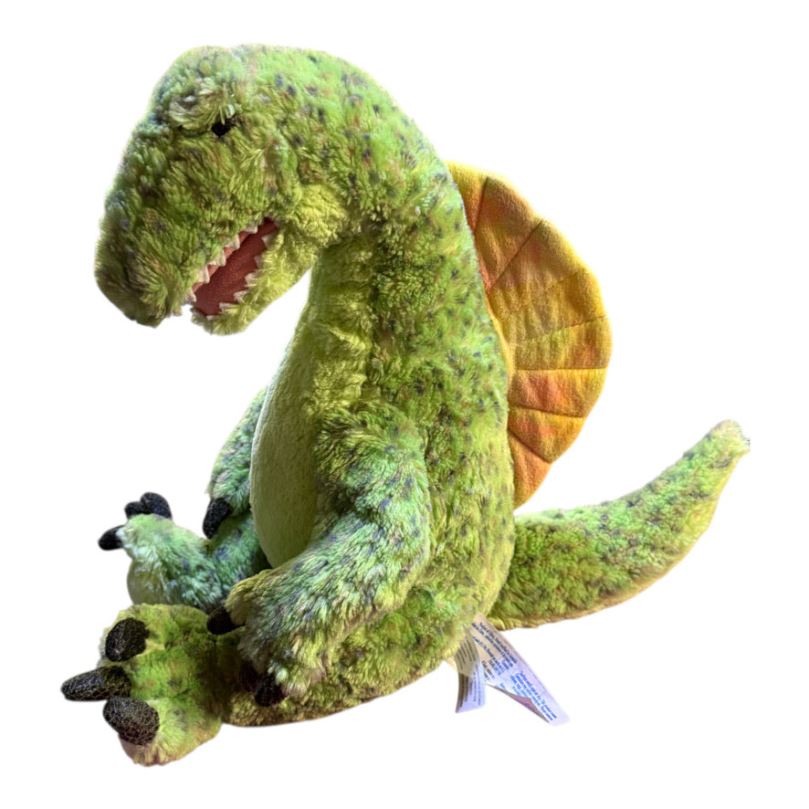 Build A Bear Spinosaurus 15" Green Dinosaur Stuffed Animal Toy with BIG Plush Claws! GUC