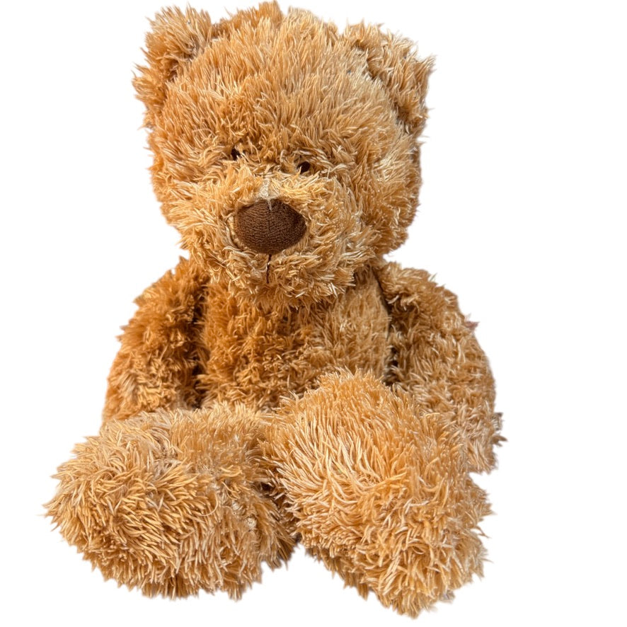 Shaggy, Animal Adventure 18" Golden Tan Teddy Bear, Big Brown Nose & Embroidered Eyes