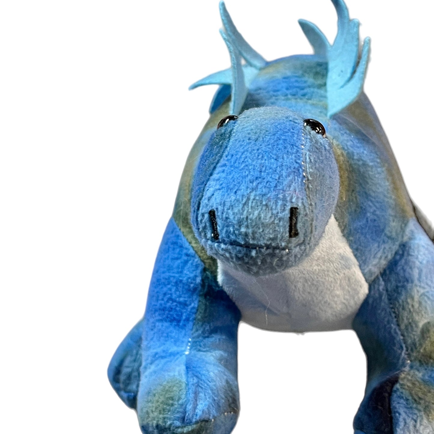 Kid's Connect 14" Blue Stegasaurus, 9" Corduroy Plush Soft Toy T-Rex in GUC