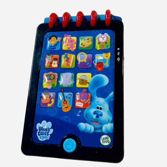 Leapfrog BLUE'S CLUES & YOU Electronic Really Smart Handy Dandy Notebook, Preowned Working