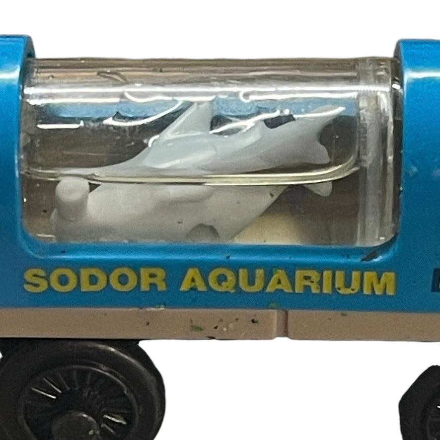 Thomas The Train Sodor Shark & Squid Light up Aquarium Cars,Turquoise, Magnetic GUC