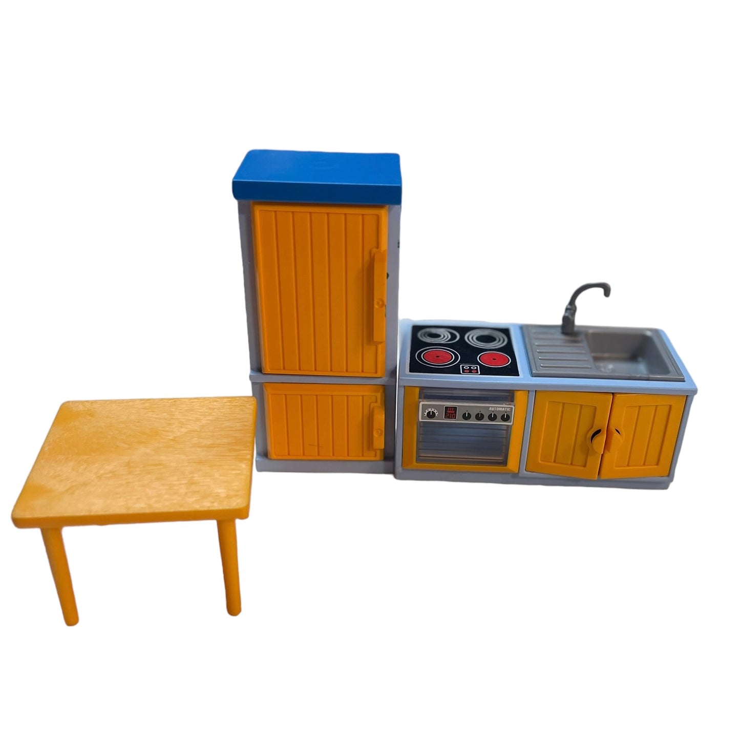 Playmobil Furniture, Fridge, Rangetop/Stove Sink Combo & Kitchen Table