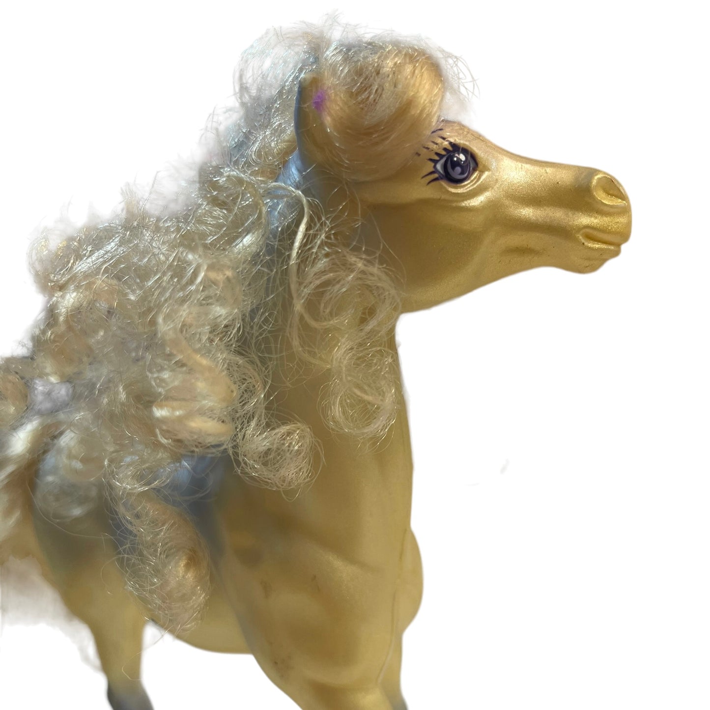 Ariel, Fashion Star Fillies Exquisite Iridescent Vintage Pony with Blond Curls EUC