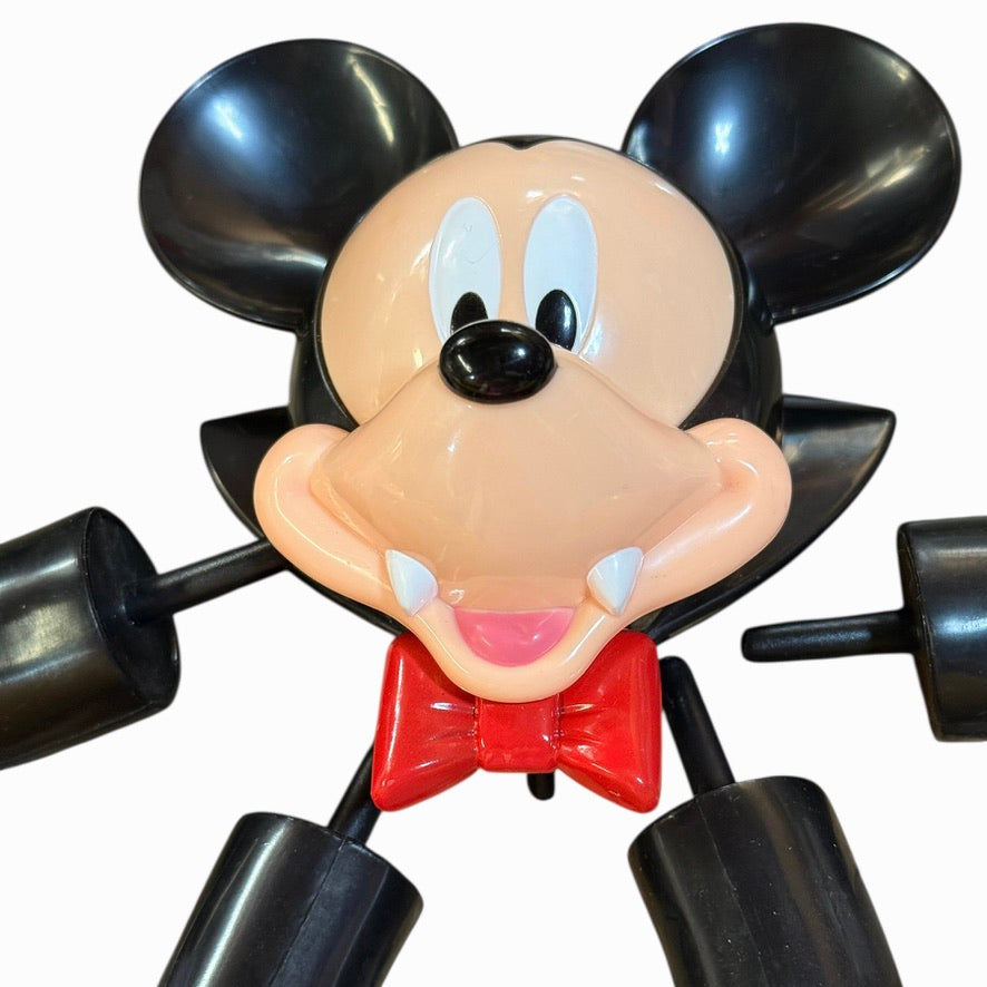 Preowned Disney Vampire Mickey Mouse Jack-o-Lantern Pumpkin Push-In Decoration 5 Pieces