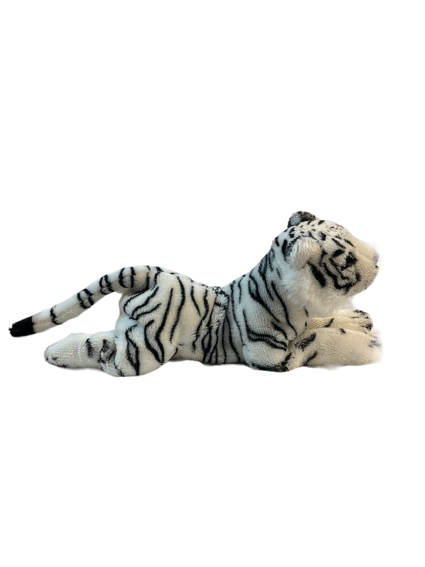 REAISTIC White/Bengal Tiger,  Rainforest Cafe  16" Plush Stuffed Animal Toy in EUC