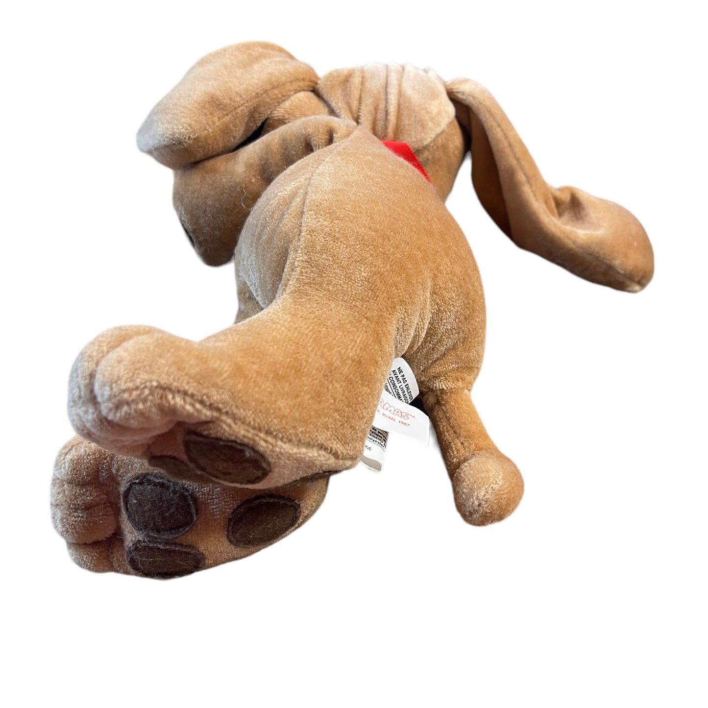 World's Laziest Dog! Pajamas, Tumbleweeds Plush Hound Dog by Caltoy 1987