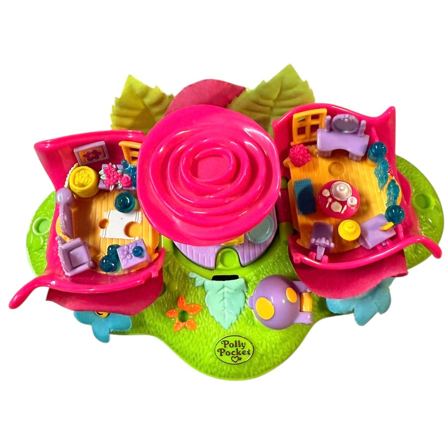 Polly Pocket Rose Cottage Hideaway Playset from 1997, Complete, in Excellent Preowned Condition