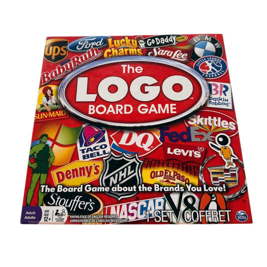 SpinMaster, The Logo Board Game , A Trivia Game About Popular Brands and Logos, Ages 12+