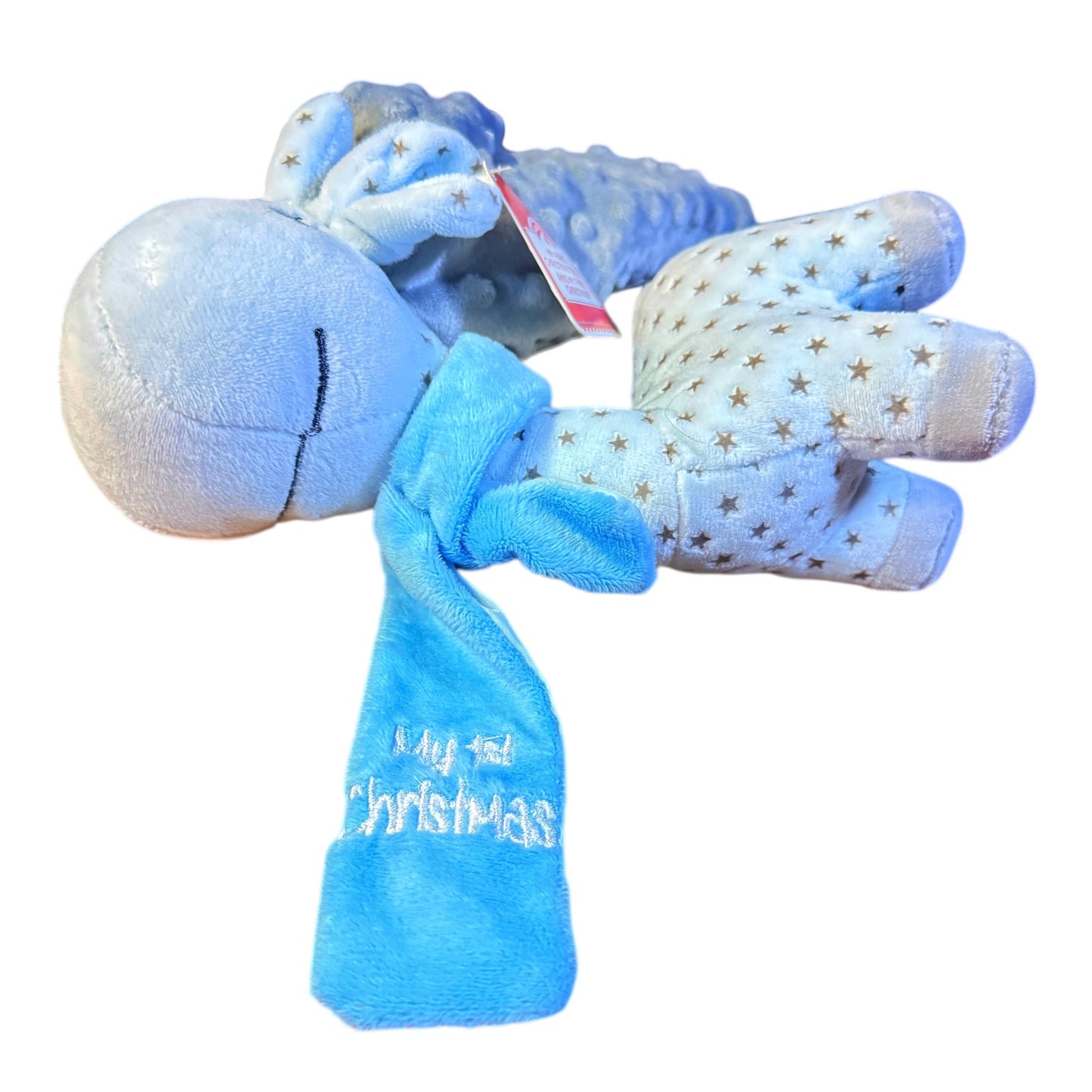 Holiday Time, 'My First Christmas Pals Stuffed Plush Giraffe with Handmade Ribbon Lovey