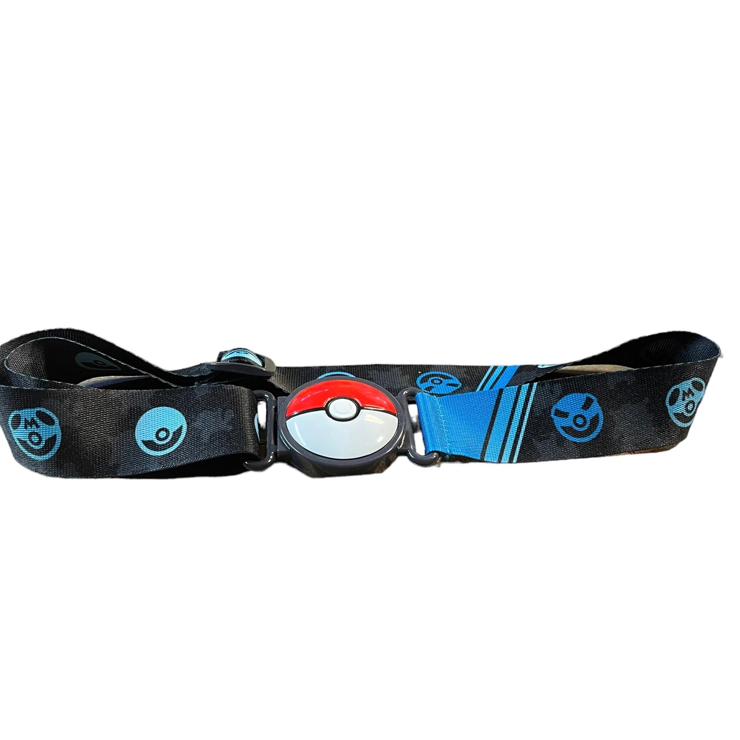 Pokemon Clip N Go Pokeball Belt Trainer Belt -Tomy Blue Black Adjustable