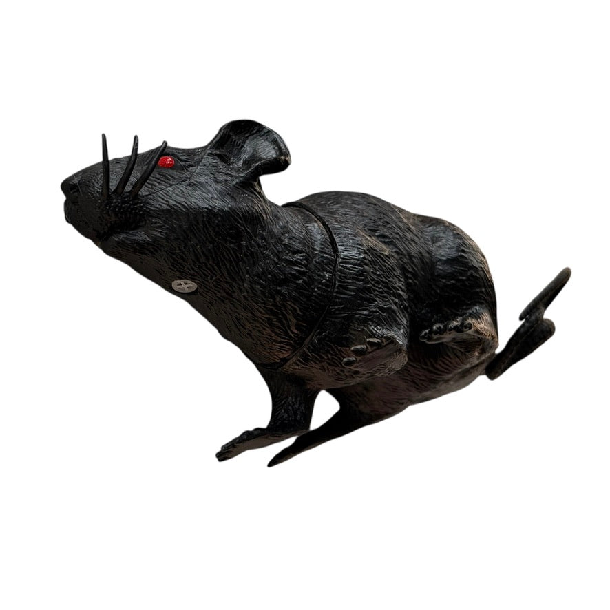 Rat! Yikes! Lifelike Plastic Rat, Just Ready to Scare the Bejebbers Out of Your Besties! in EUC