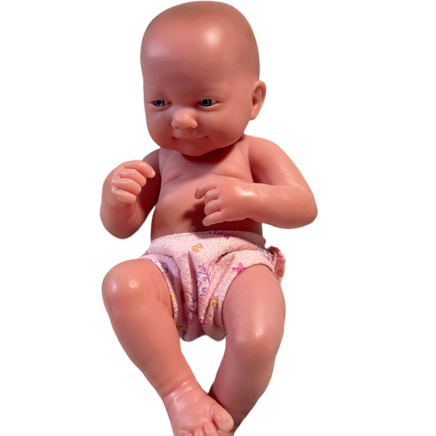 Realistic Berenguer Newborn Blue Eyed Baby Doll, Weighted, Posable Limbs, Finely Detailed