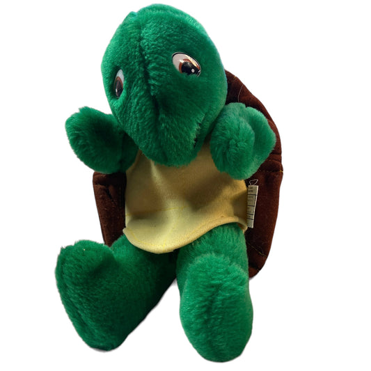 Franklin the Turtle Hand Puppet, 12"  Vintage Plush Stuffed Animal by Kids Can Press