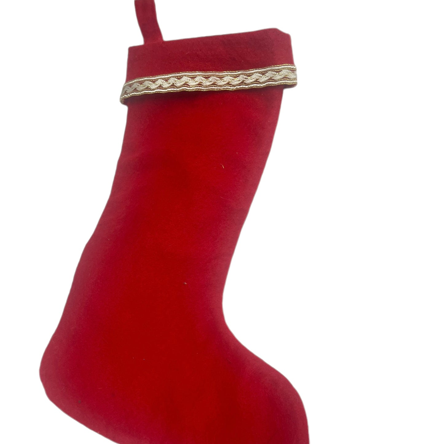 Beautifully Handcrafted Christmas Stocking Sewn from a Variety of Christmas Prints in GUC