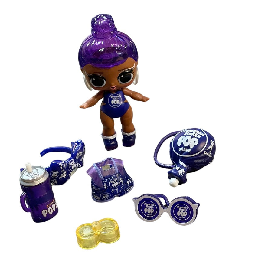 LOL Surprise Loves Mini Sweets Series 3 Grape Gurl with Accessories EUC