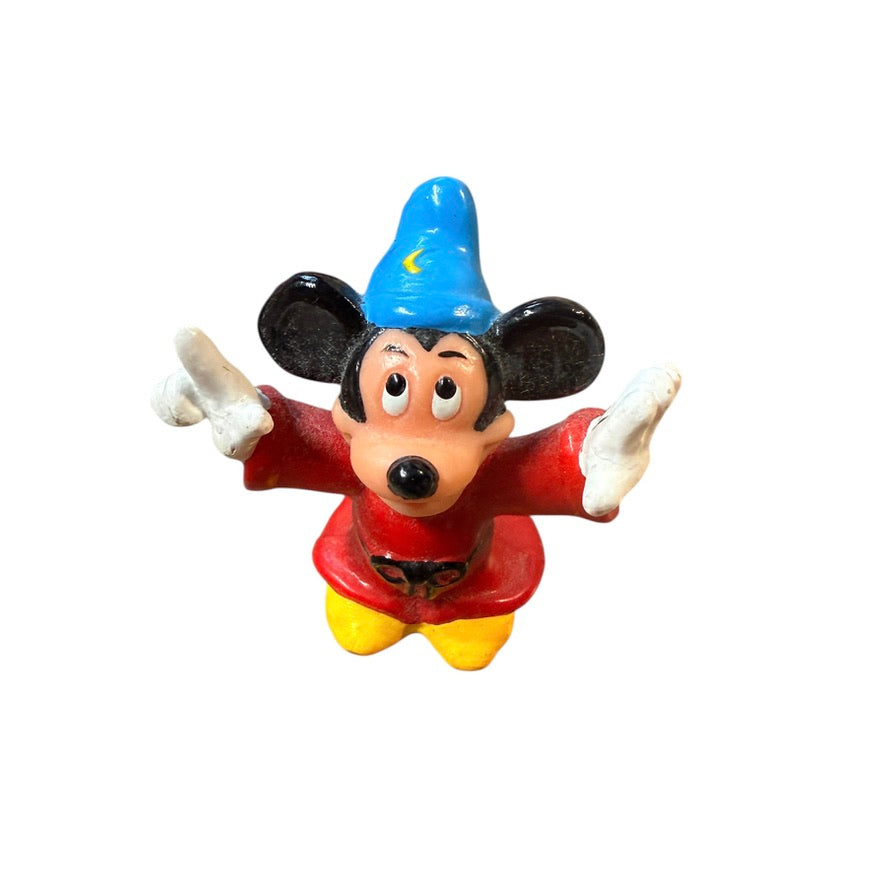 Mickey Mouse 'The Sorcerer's  Apprentice' Action Figure  From the 1940's Movie, 'Fantasia' EUC