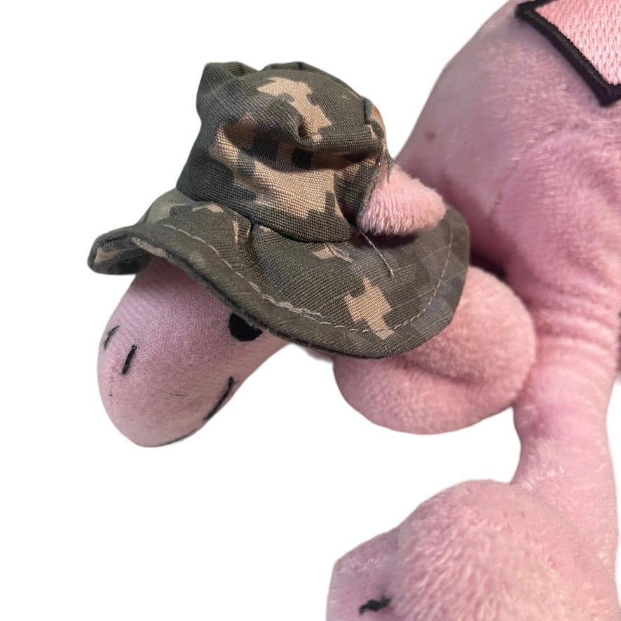 Military Baby Camel, 'I Miss You' Pink Stuffed Animal, Camo Sun Hat, Kuwait Naval Base